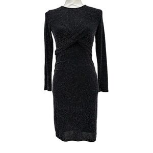 TopShop Maternity Lurex Twist Front Dress